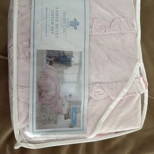 Shabby Chic Soft Pink Duvet Cover Set